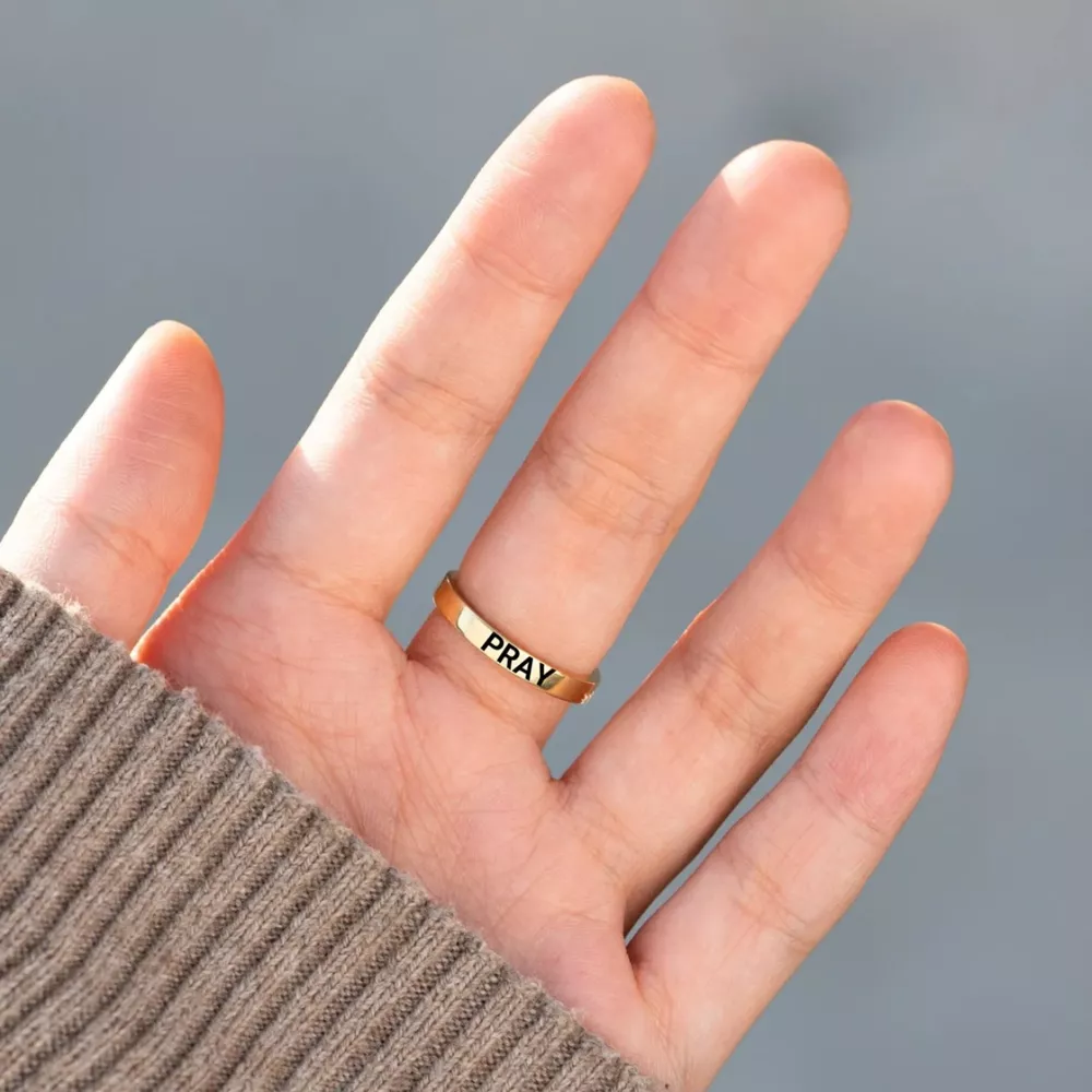 925 Sterling Silver Cross Ring, image 4