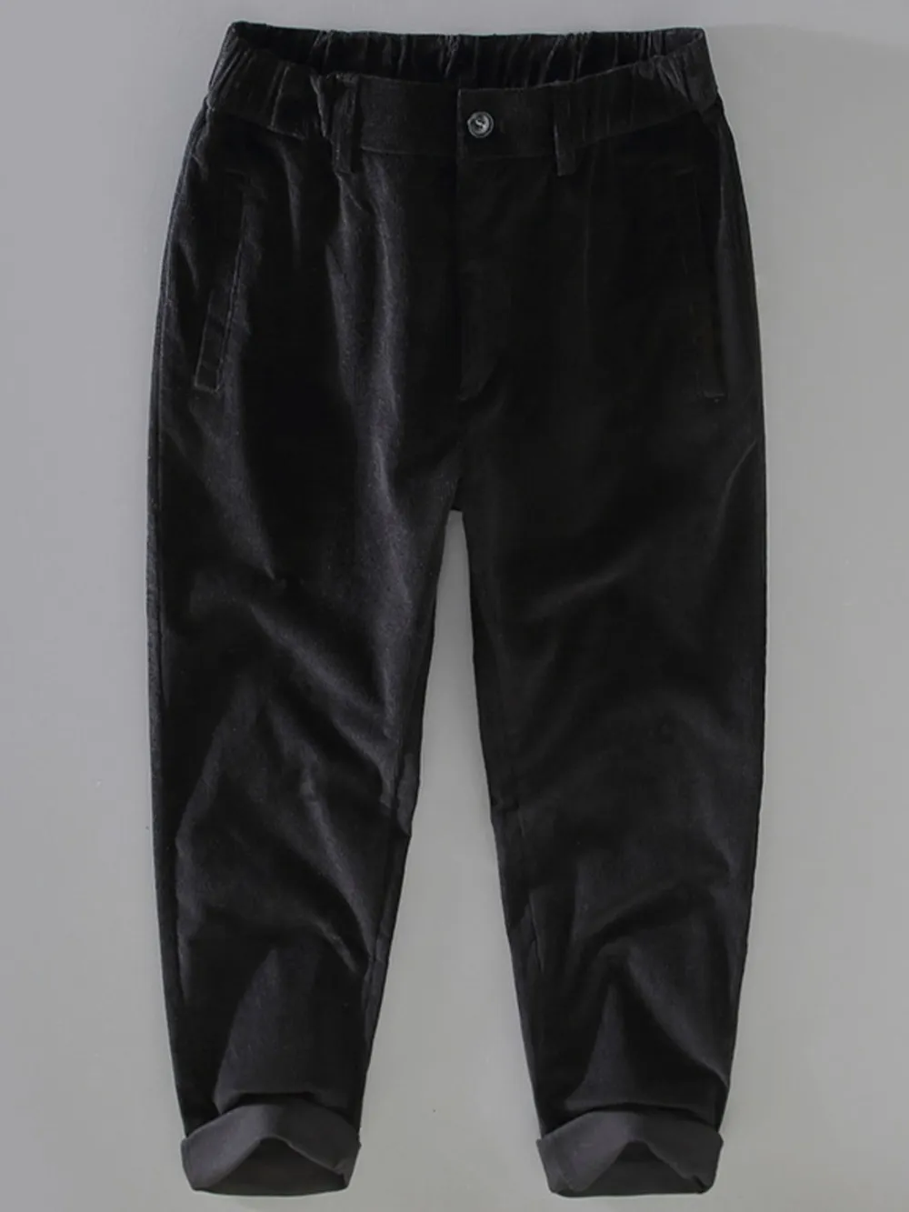 Men's Plus Size Loose Fit Corduroy Pants, image 4