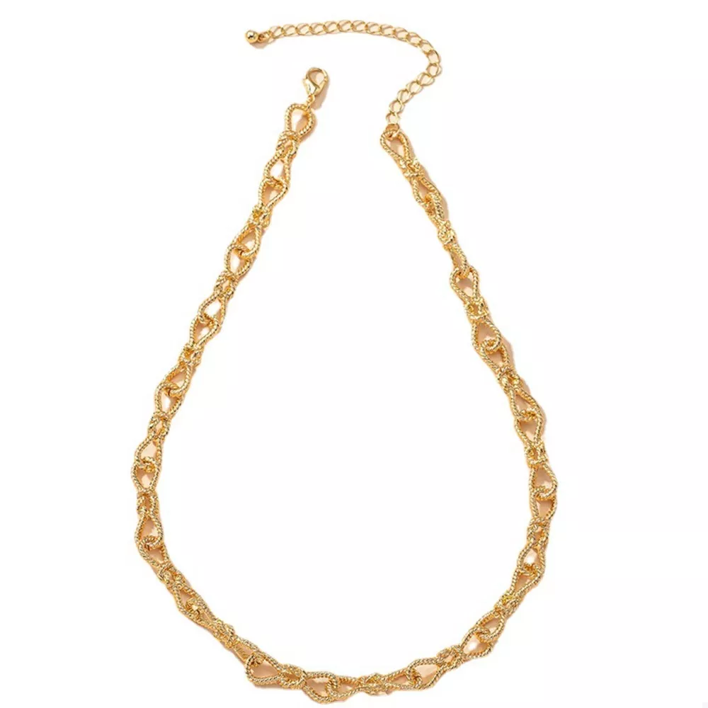 18K Gold-Plated Chain Link Necklace, image 3