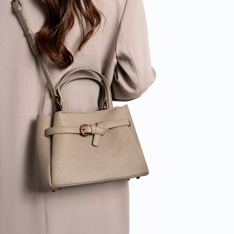 Leather Top Handle Handbag, image 2