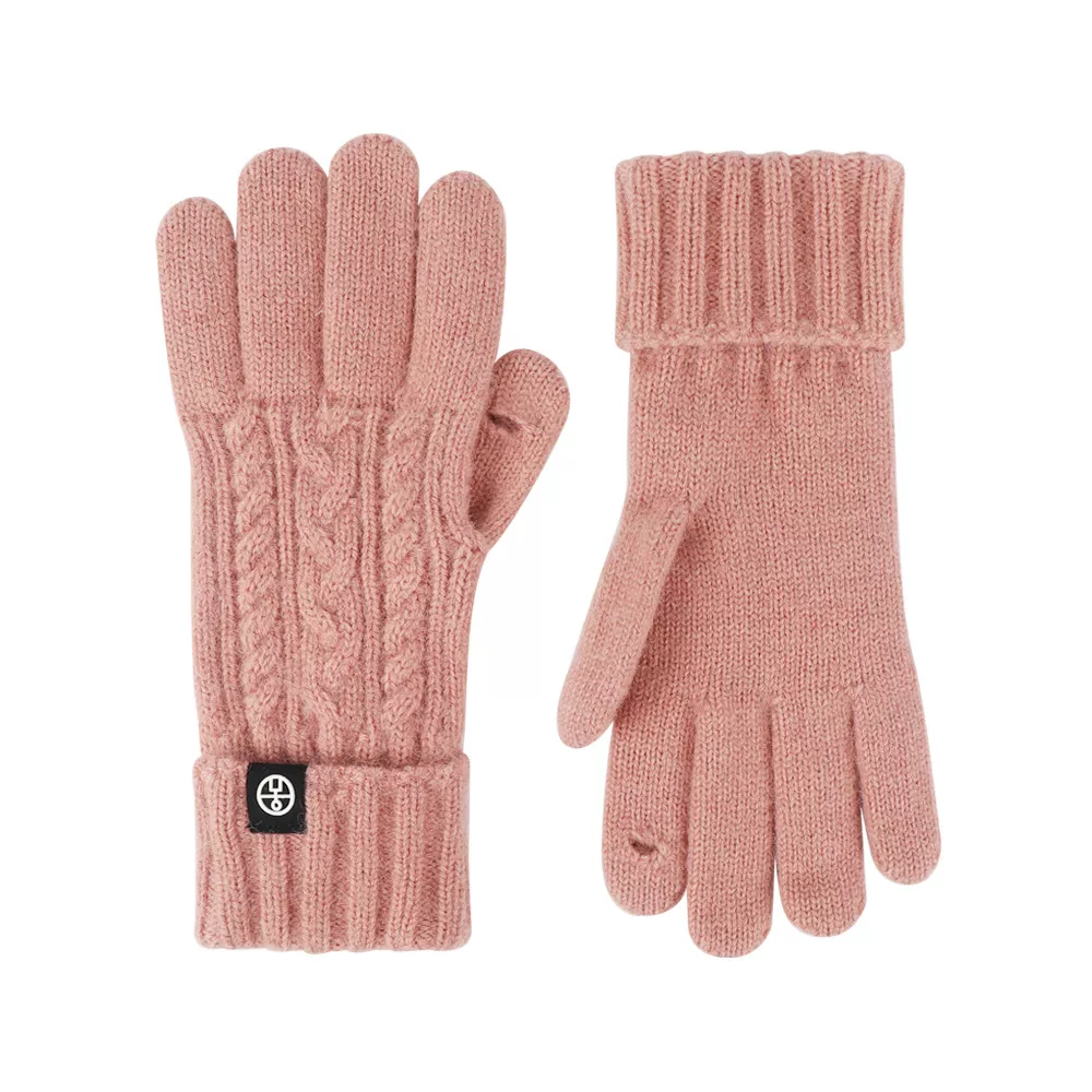 Cable Knit Touchscreen Gloves, image 2
