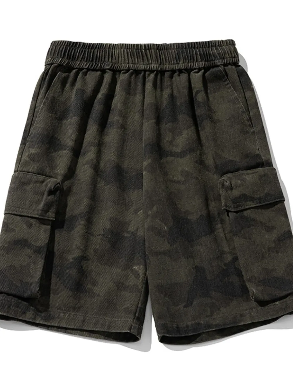 Men's Plus Size Camouflage Shorts with Pockets, image 6