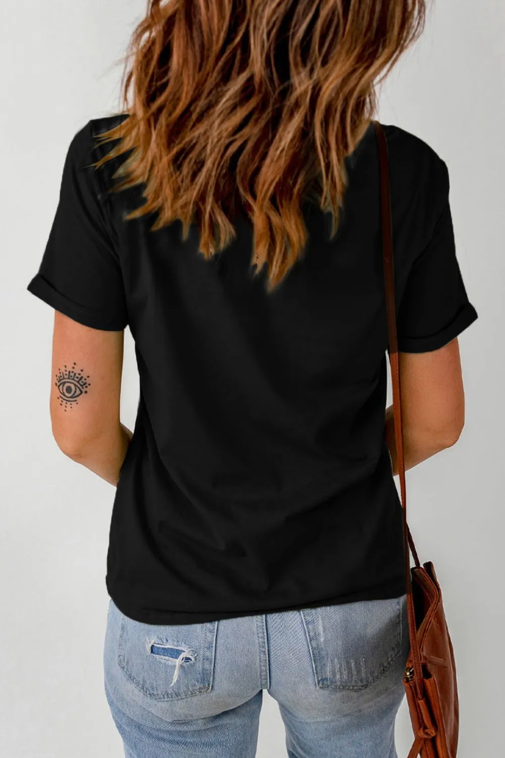 Rabbit Round Neck Short Sleeve T-Shirt, image 3