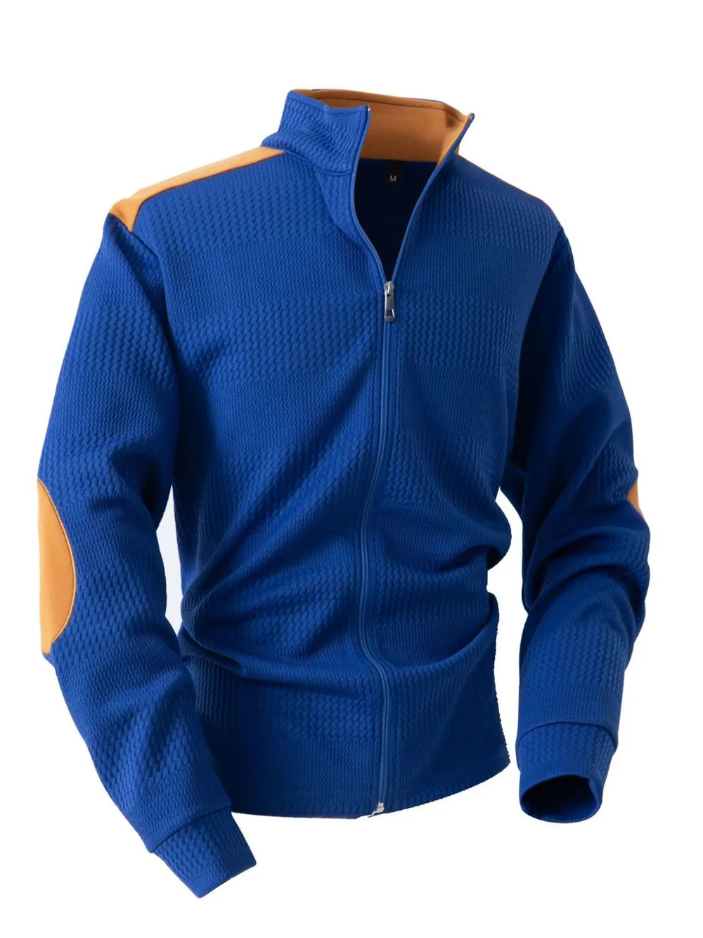 Men's Full Size Zip Up Long Sleeve Top Plus Size, image 3