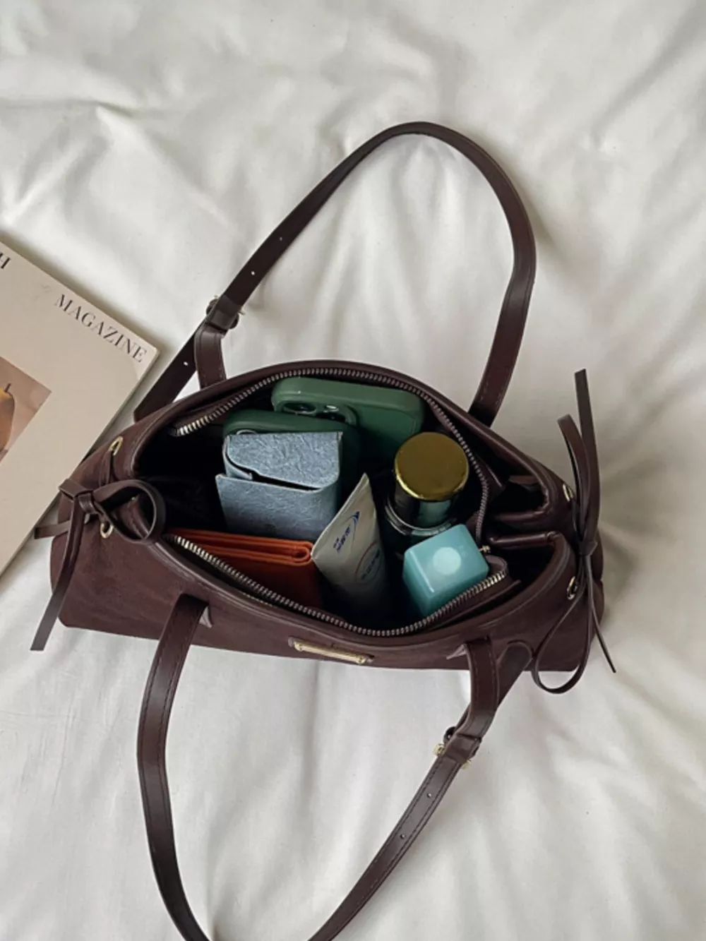 Side Tied Shoulder Bag, image 7