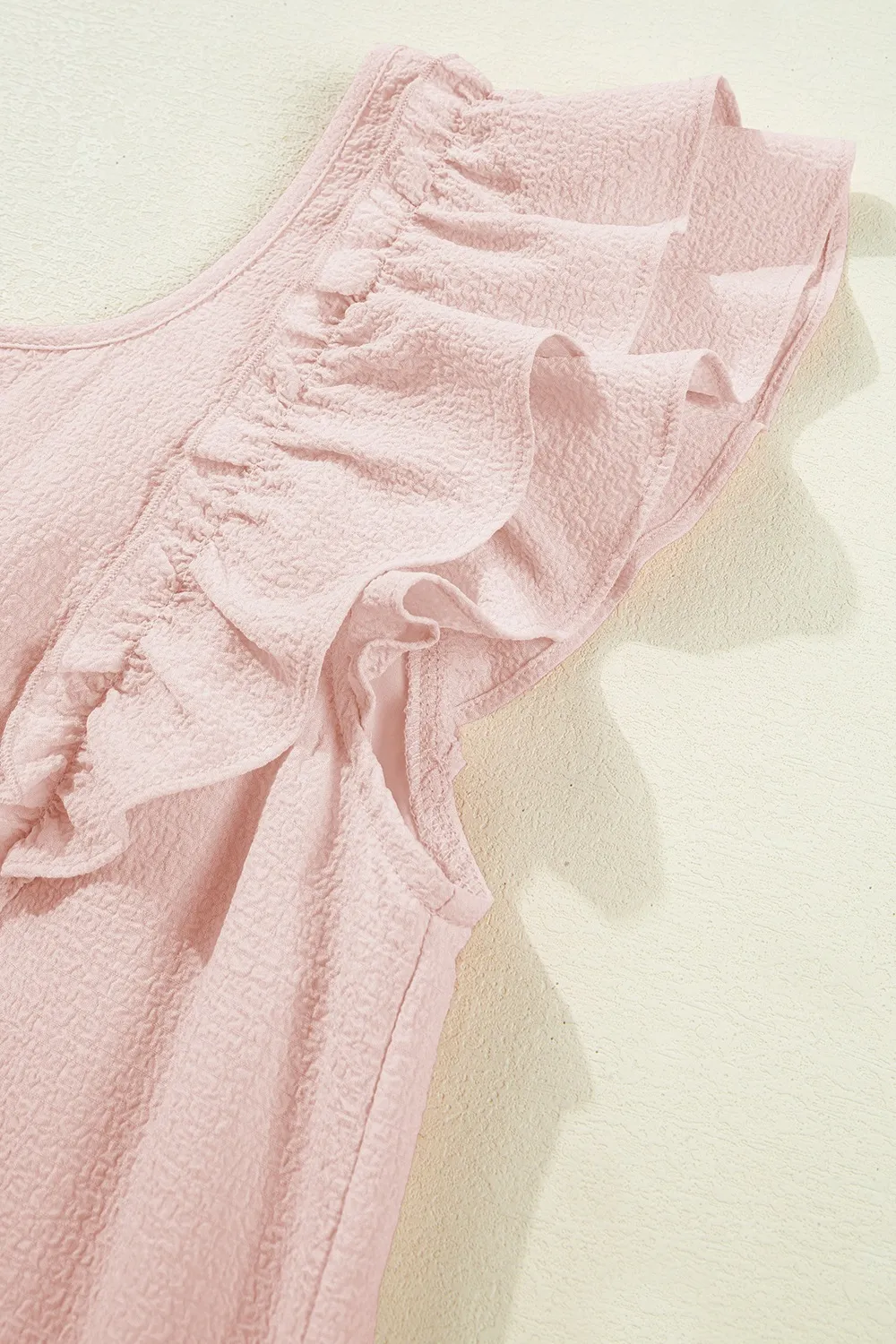 Ruffle Sleeve Bow Back Mini Dress, image 7