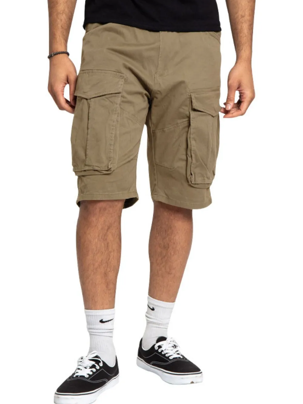 Men's Full Size Cargo Bermuda Shorts Plus Size, image 5