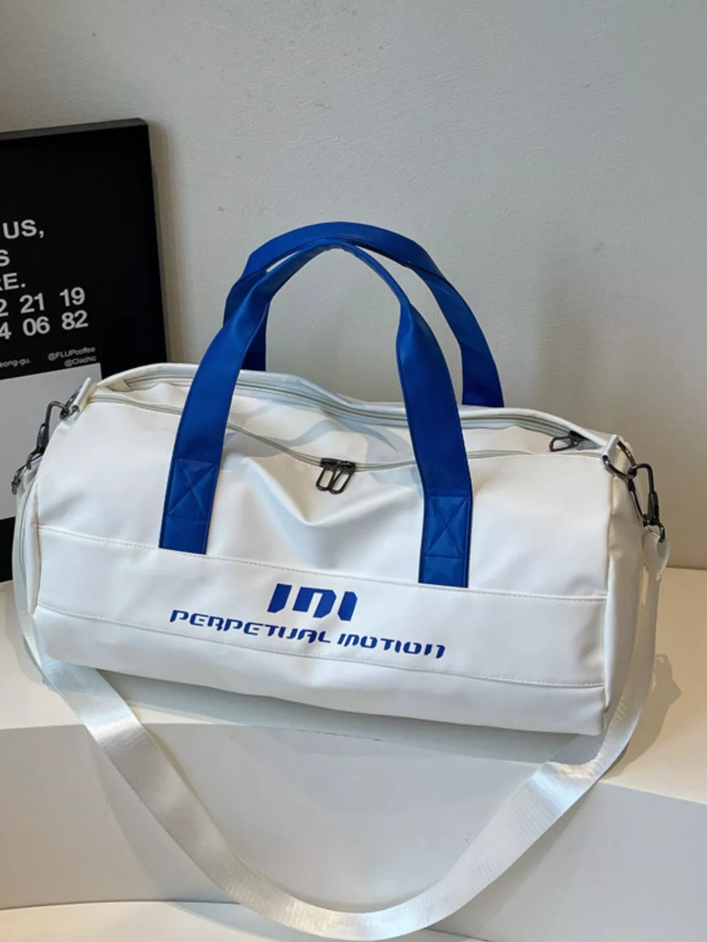 Sporty Duffel Bag with Shoulder Strap, image 8