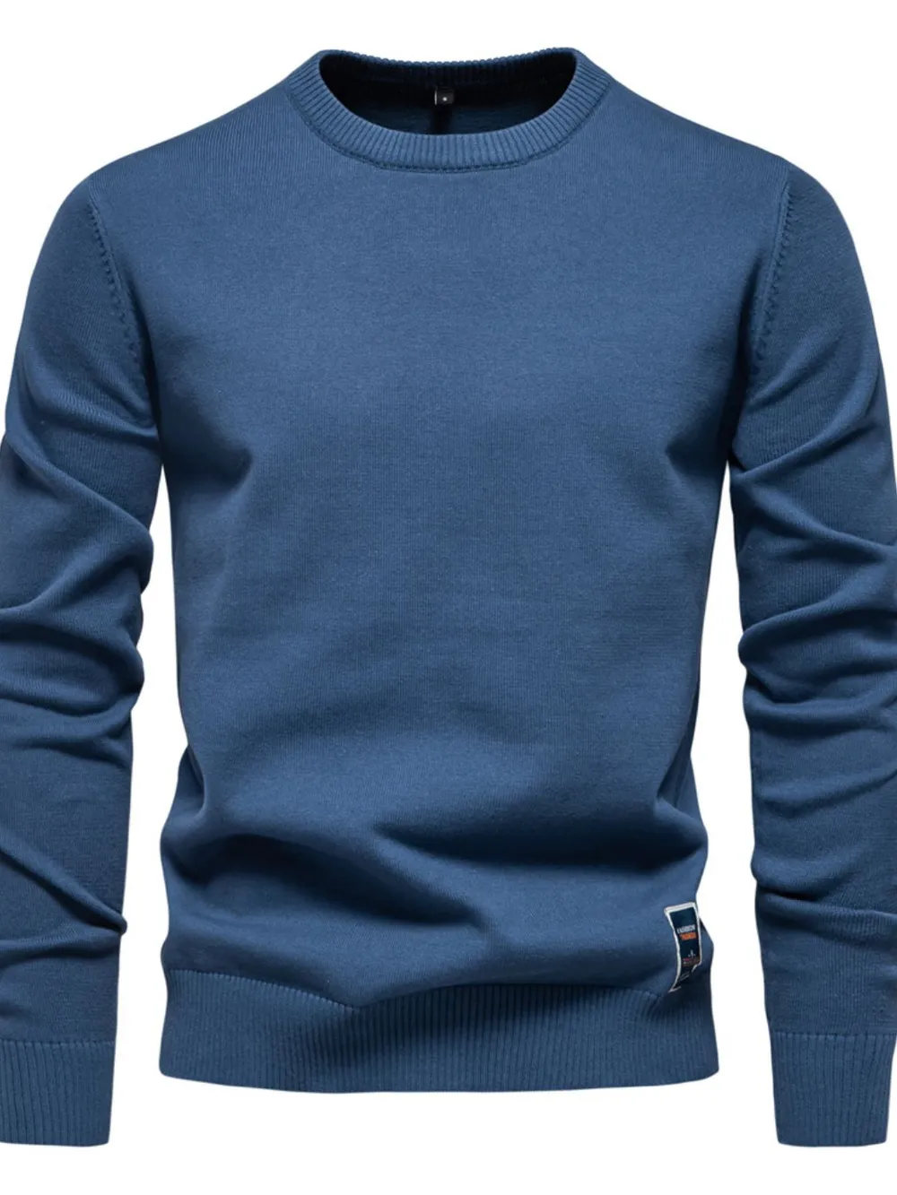 Men's Round Neck Long Sleeve Sweater, image 6