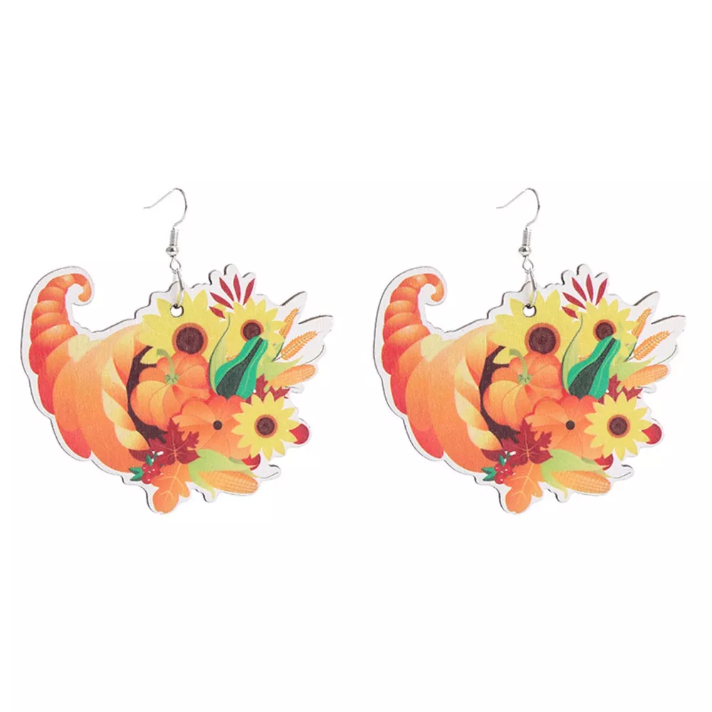 Thanksgiving Dangle Earrings, image 6