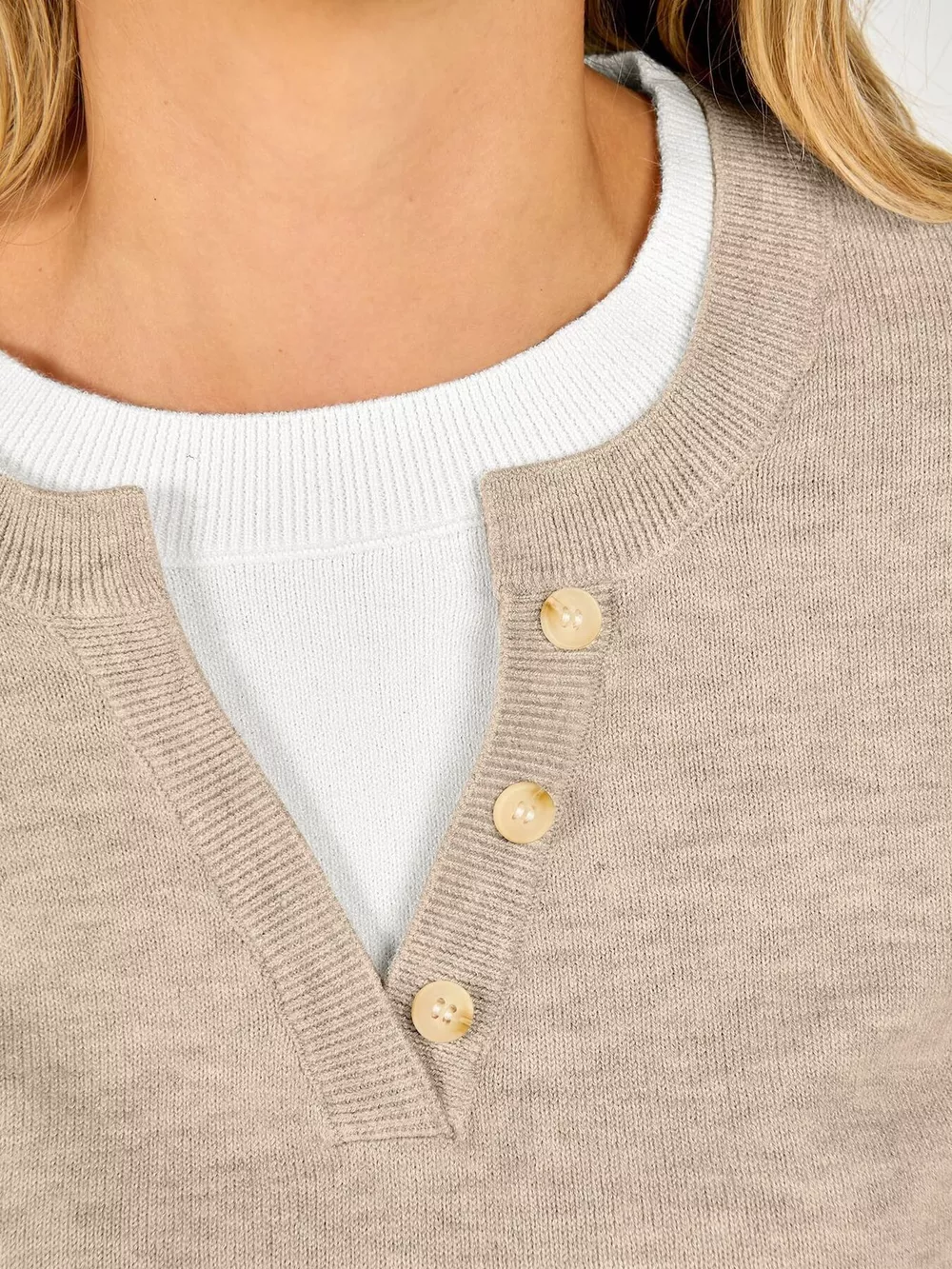 Long Sleeve Dropped Shoulder Sweater, image 5