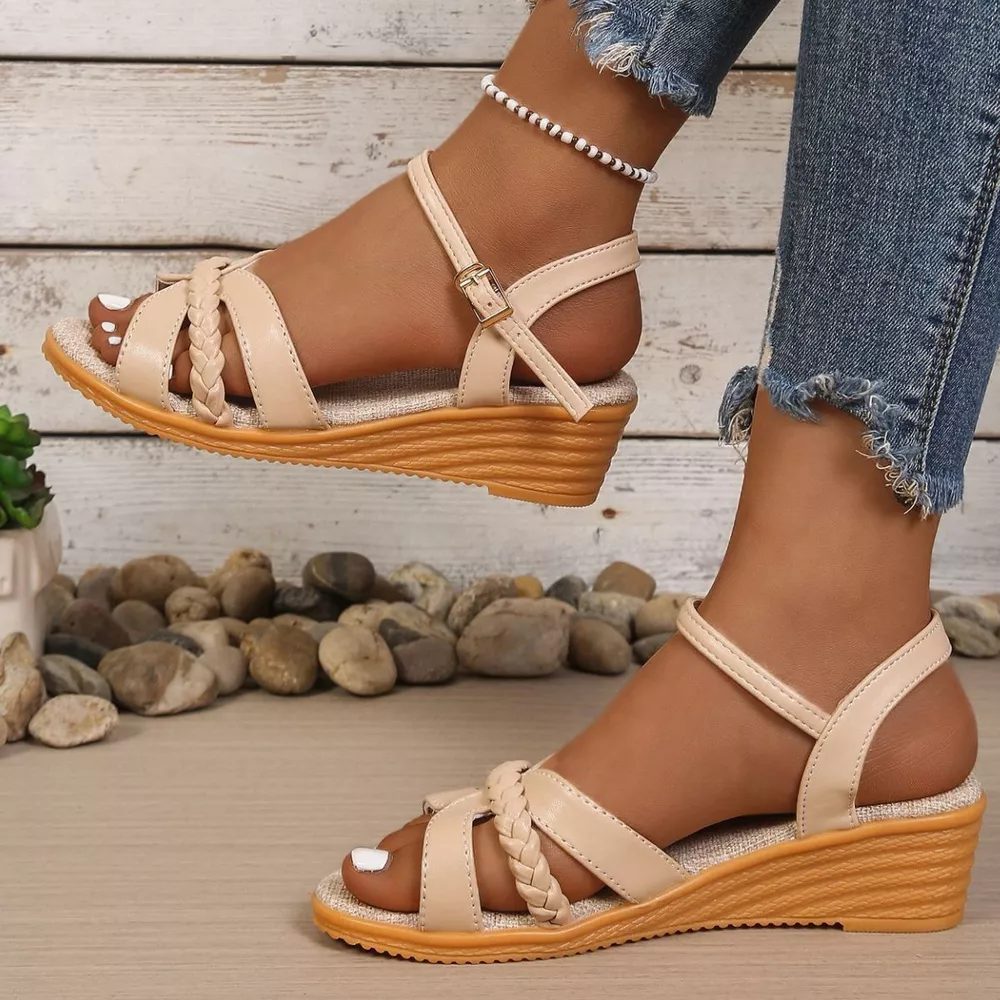 Open Toe Wedge Sandals, image 9