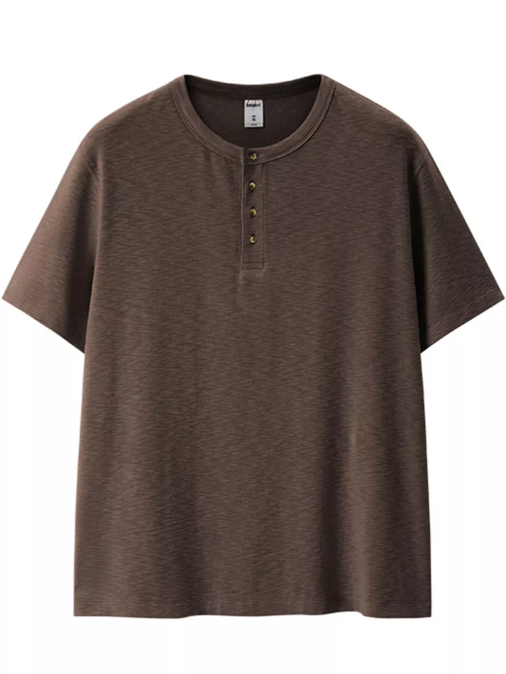 Men's Short Sleeve Henley T-Shirt, image 2