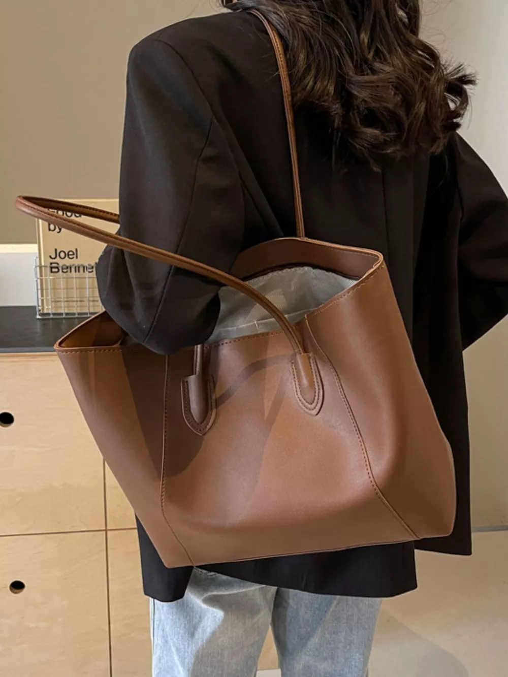 PU Leather Tote Bag, image 3
