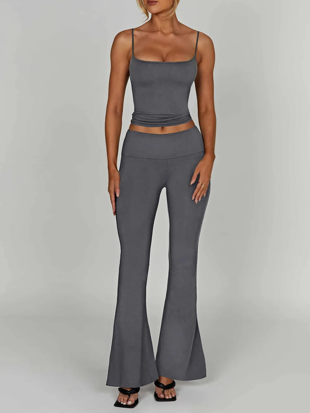 Cami Top and Flare Pants Matching Set, image 4