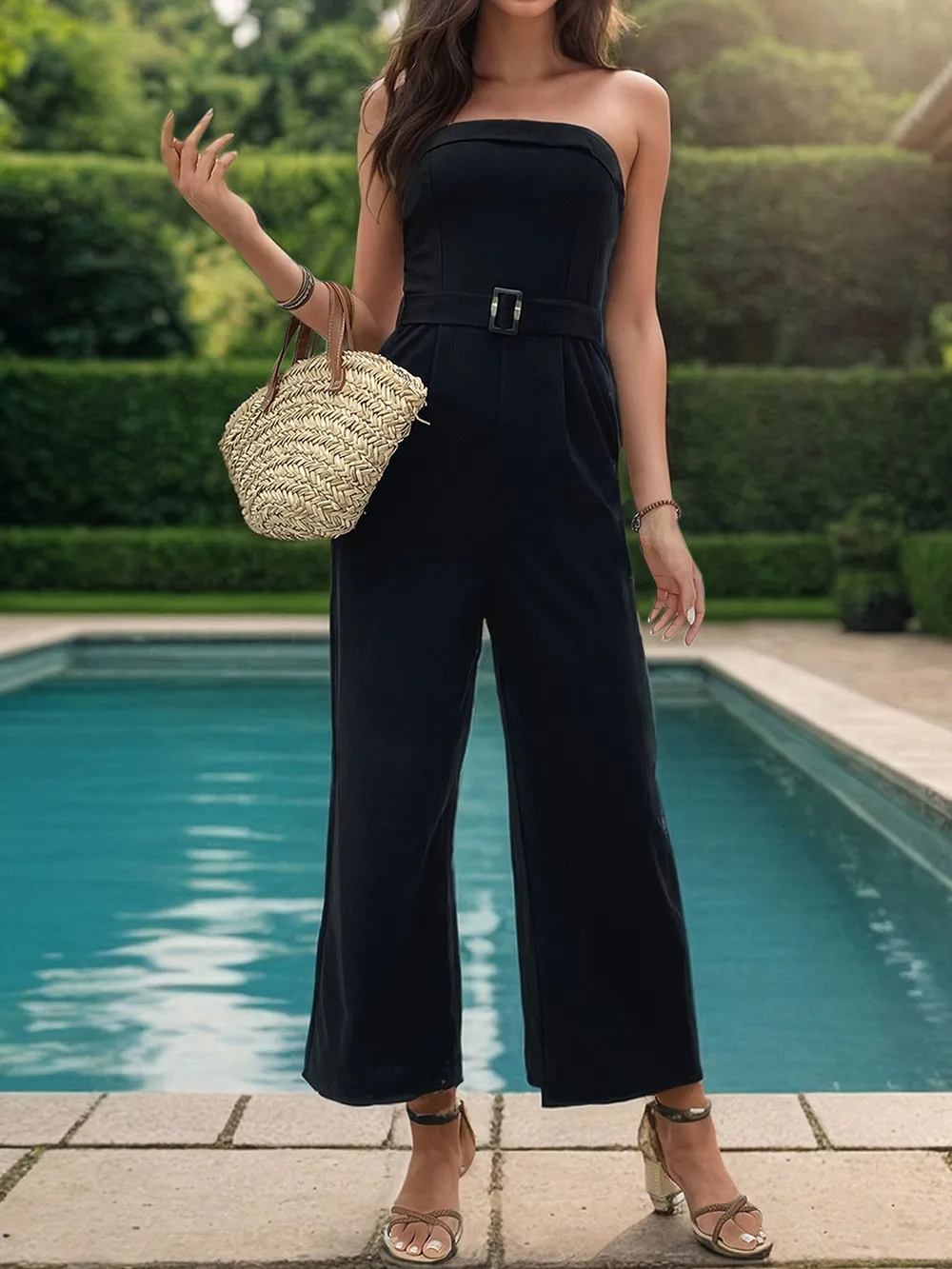 Tube Jumpsuit with Pockets, image 4