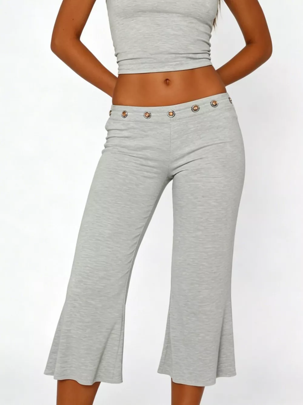 Mid Rise Capris Pants, image 21
