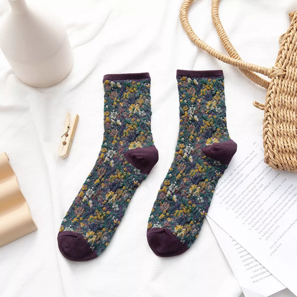Contrast Heel and Toe Socks, image 2