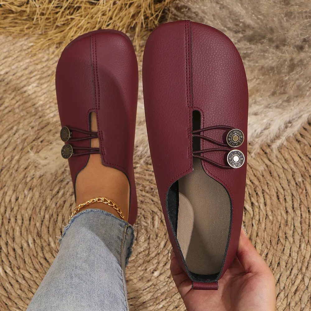 Round Toe Flat Slip-Ons, image 4