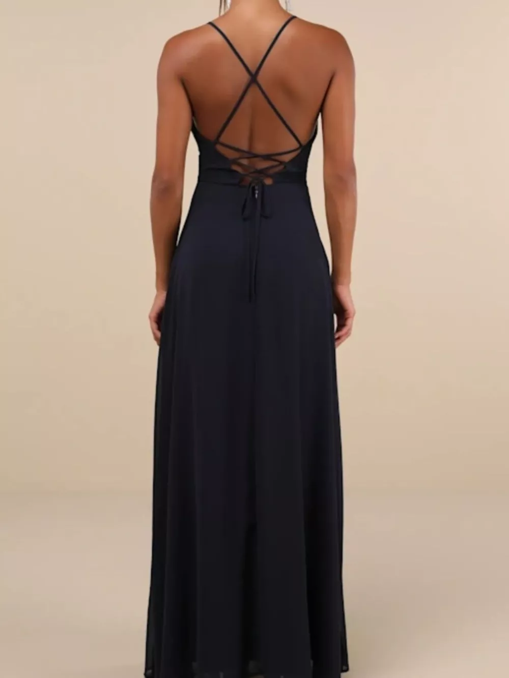Crisscross Back Slit Maxi Dress, image 11