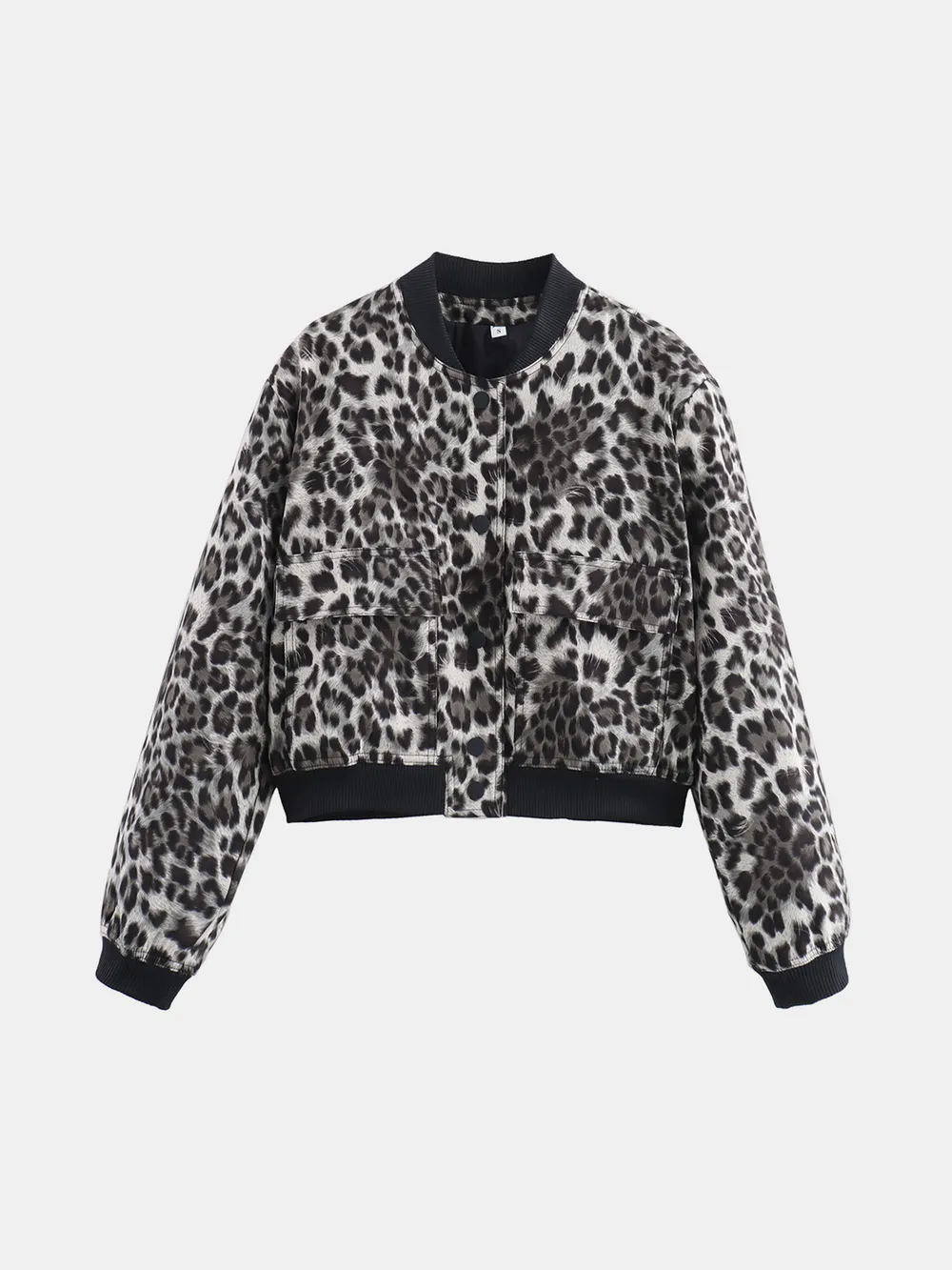Pocketed Snap Down Baseball Collar Jacket, image 24