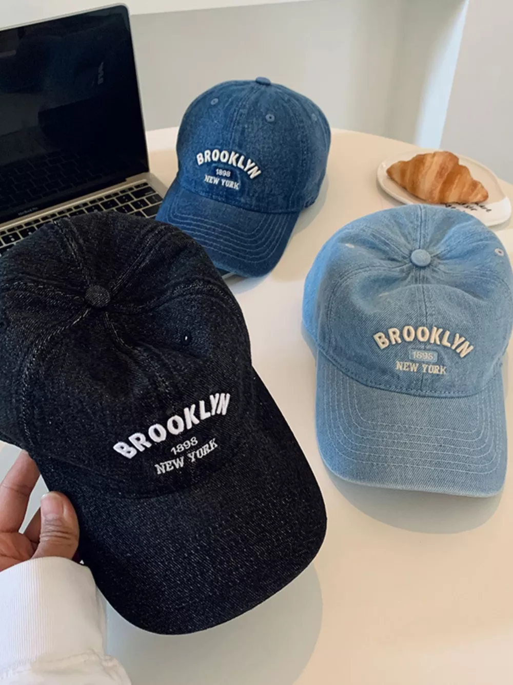 Letter Embroidered Baseball Cap, image 2