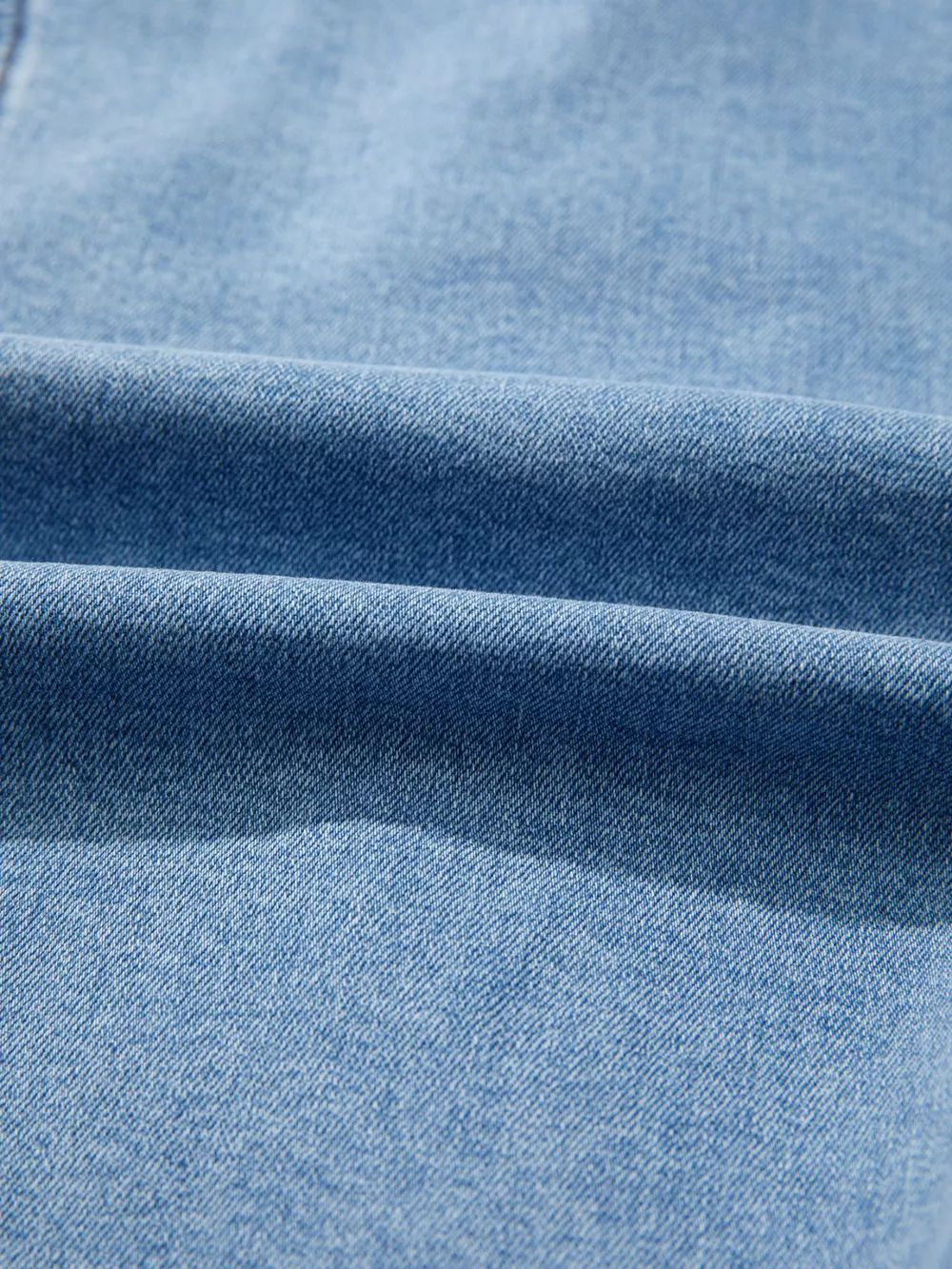 Buttoned Front Slit Denim Vest, image 8