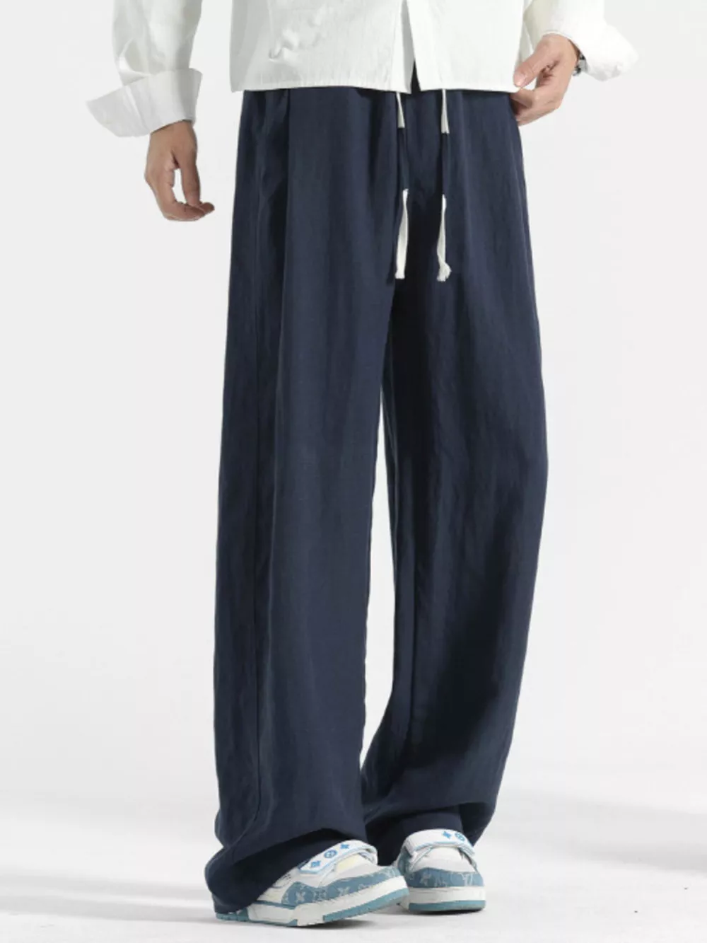 Men's Plus Size Casual Loose Fit Pants, image 3