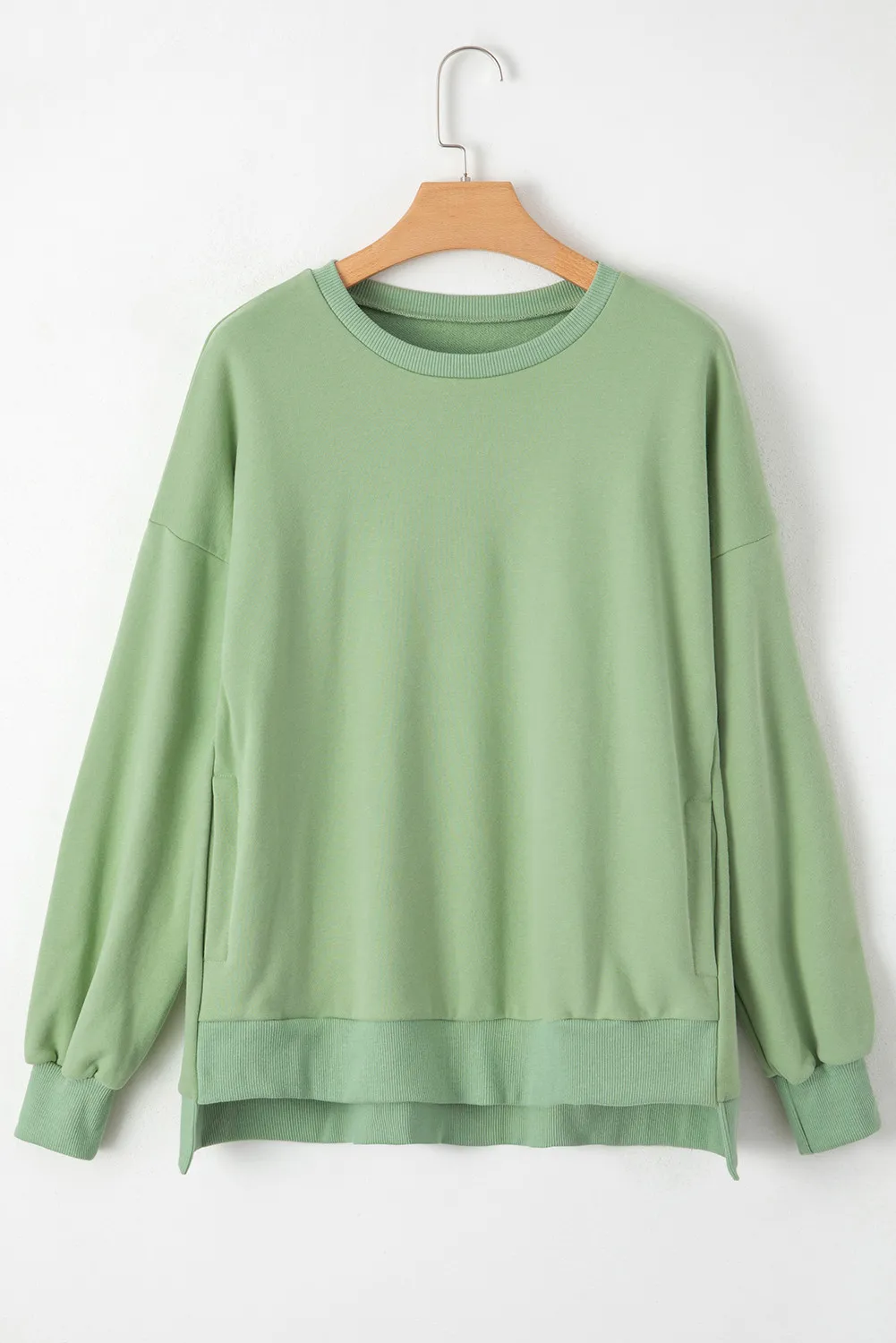 Round Neck Long Sleeve Sweatshirt, image 7