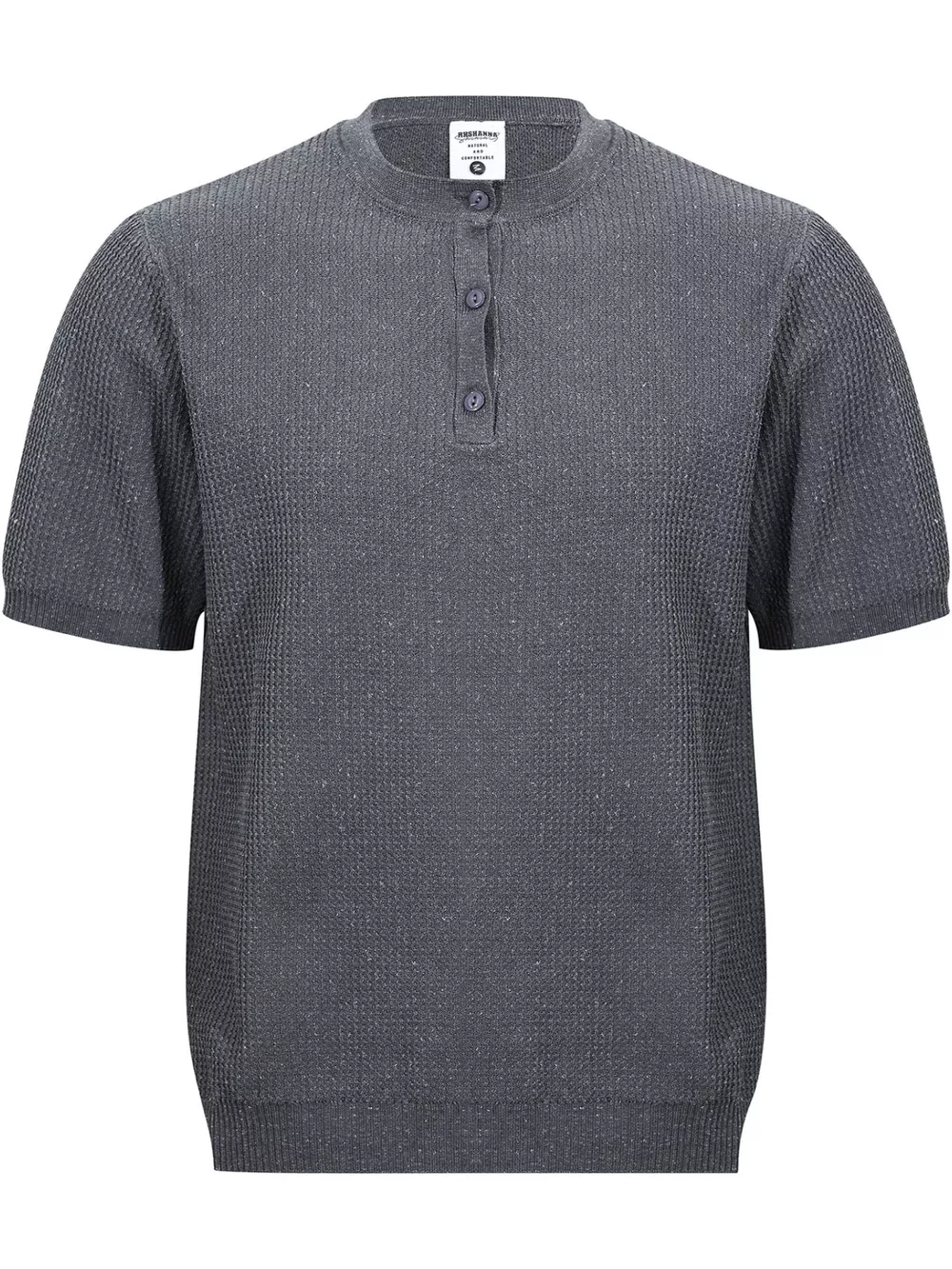 Men's Textured Knit Short Sleeve Top, image 3