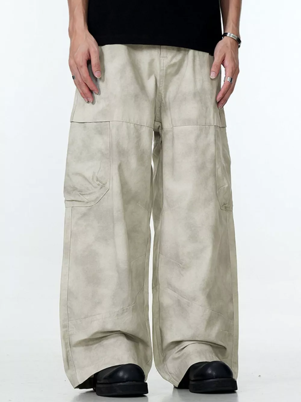Men's Loose Fit Cargo Pants, image 4