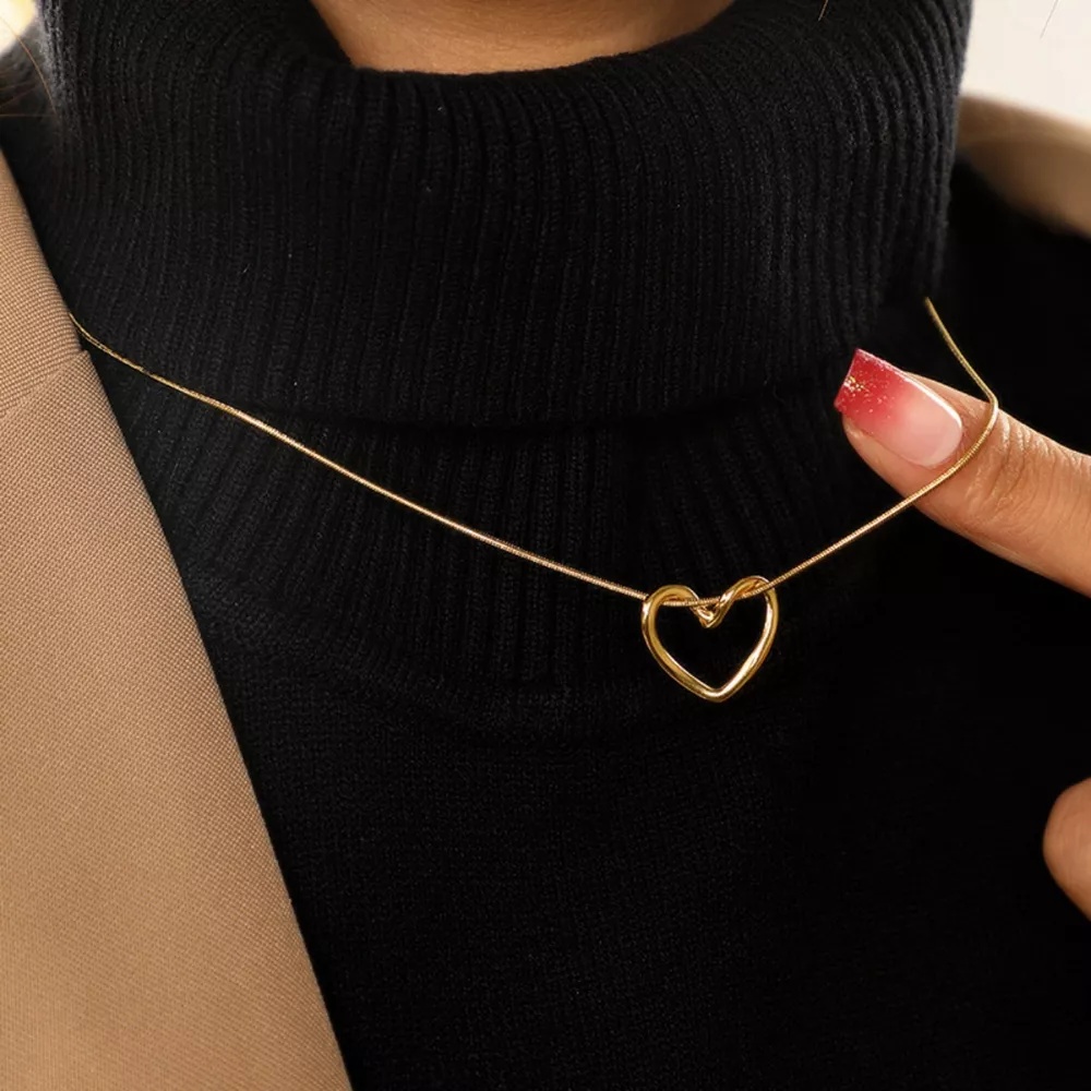 Stainless Steel Heart Necklace, image 5