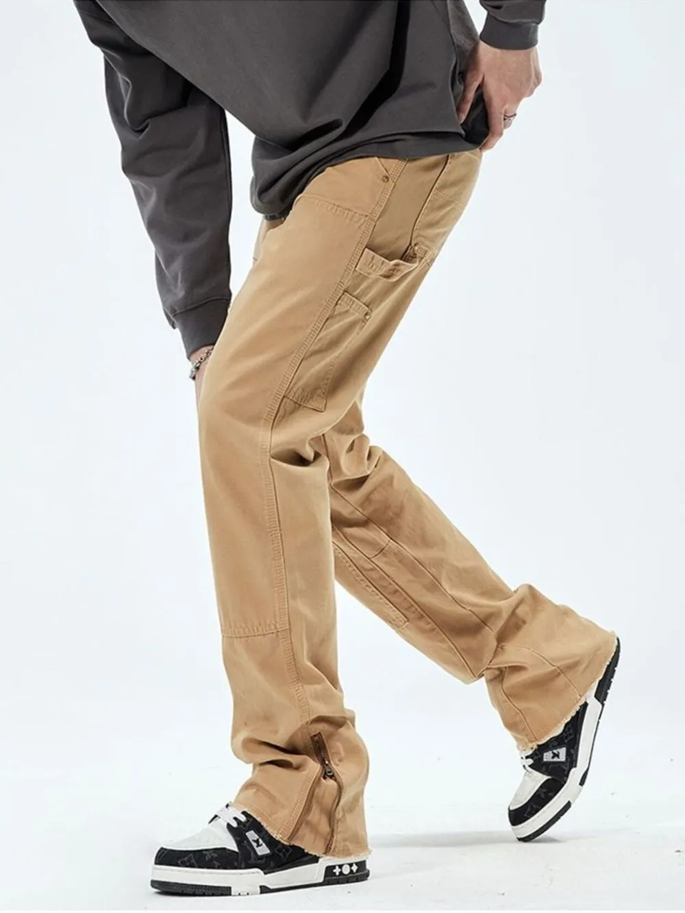 Men's Wide Leg Jeans, image 3