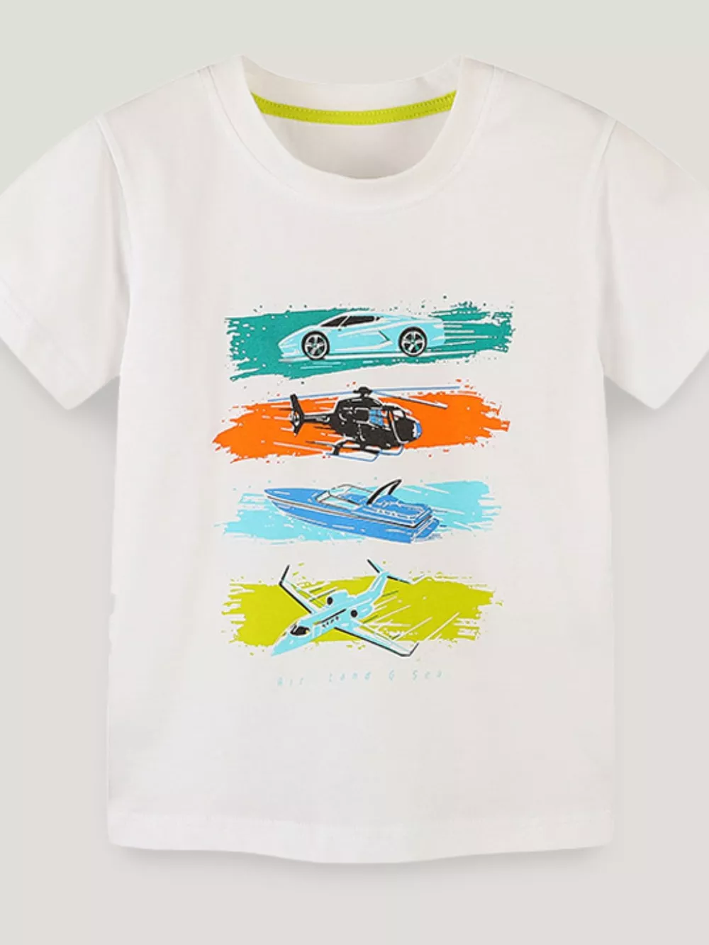 Kids' Vehicles Graphic T-Shirt