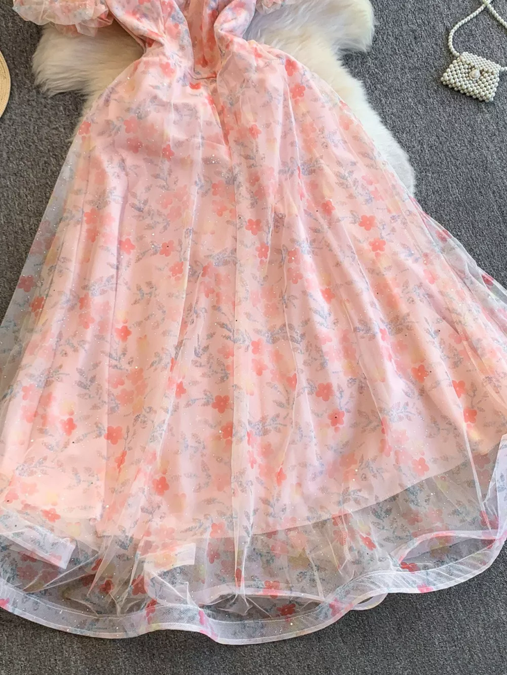 Sweetheart Neck Puff Sleeve Dress, image 18