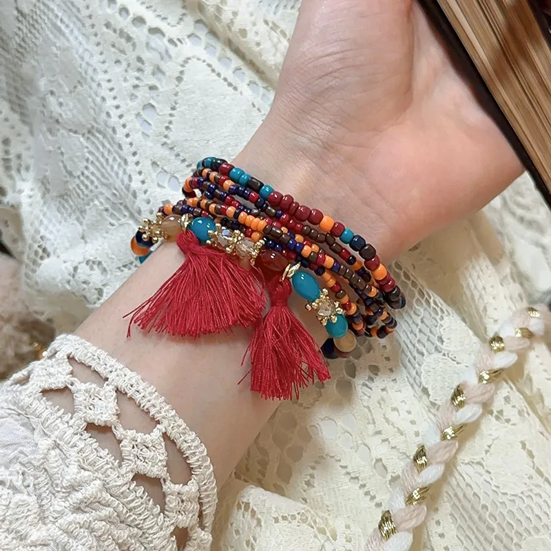 Tassel Rice Bead Bracelet, image 7