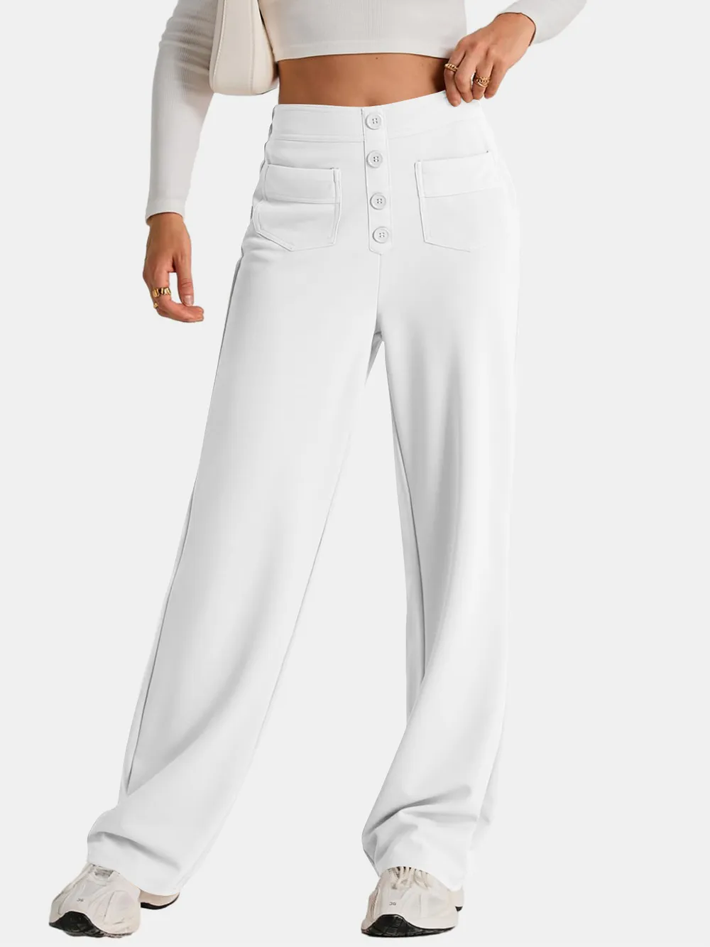 High Waist Wide Leg Pants, image 13