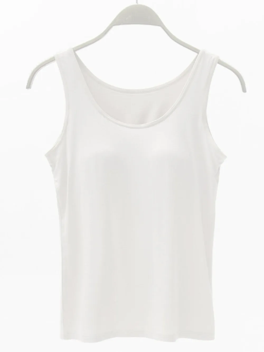 Full Size Wide Strap Modal Tank with Bra, image 7