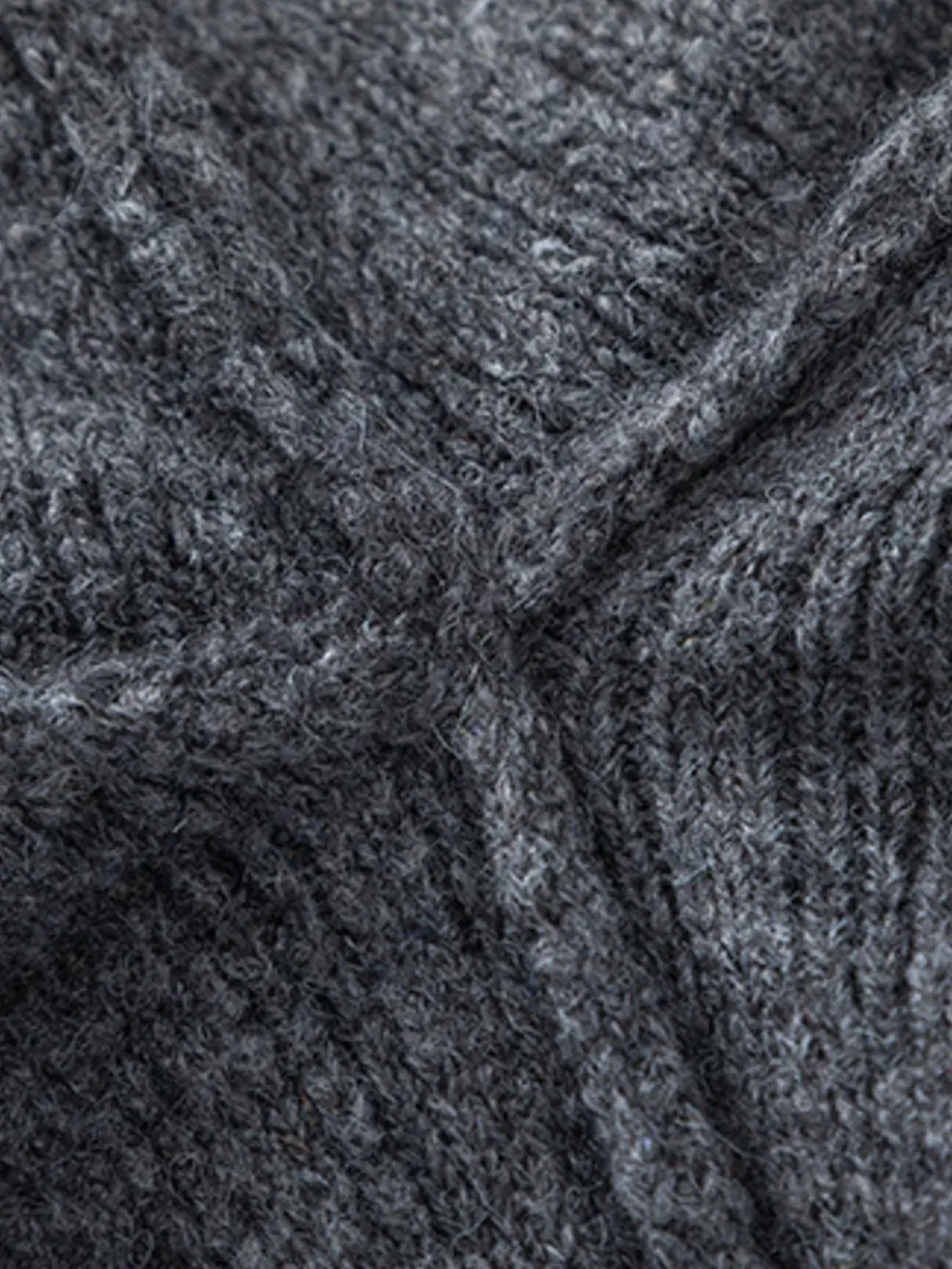 Men's Drawstring Ribbed Hooded Sweater, image 6