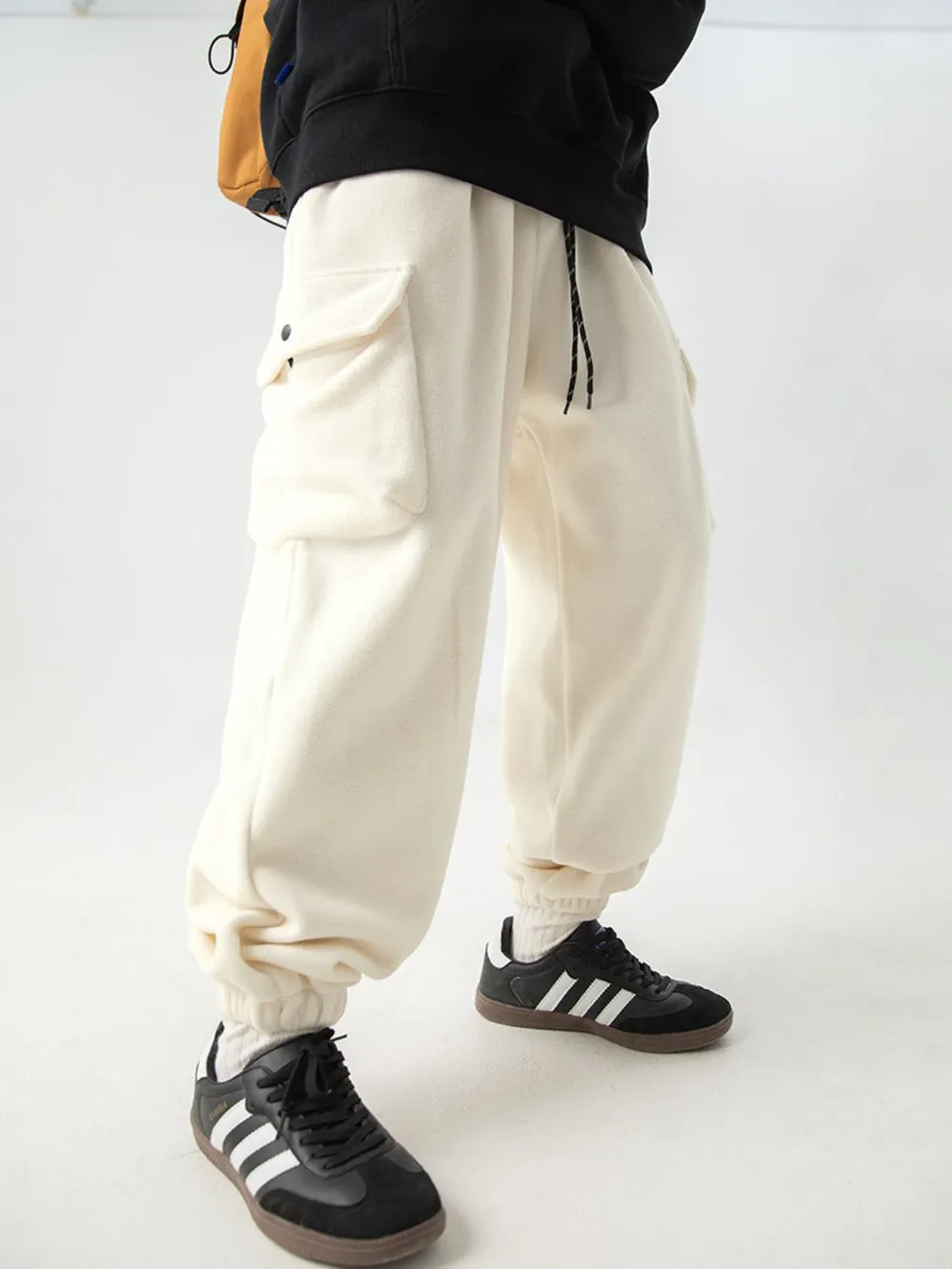 Men's Plus Size Elastic Waist Joggers with Pockets, image 5