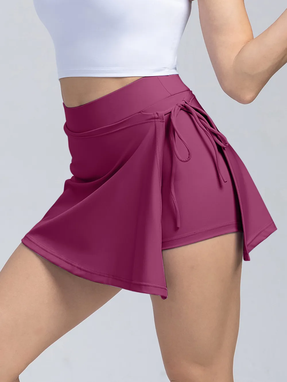 High Waist Active Skort with Pockets, image 10