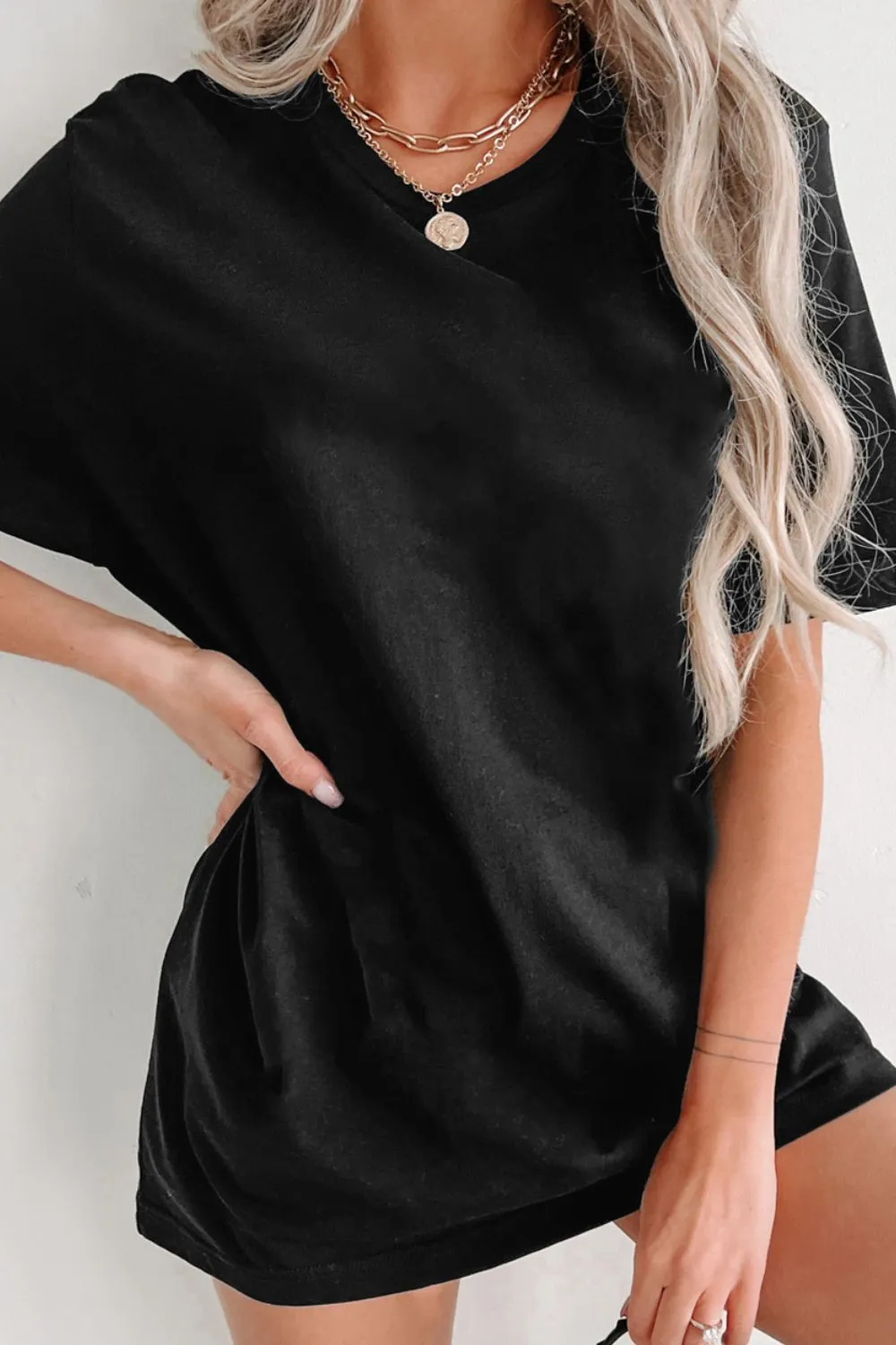 Round Neck Short Sleeve T-Shirt, image 4