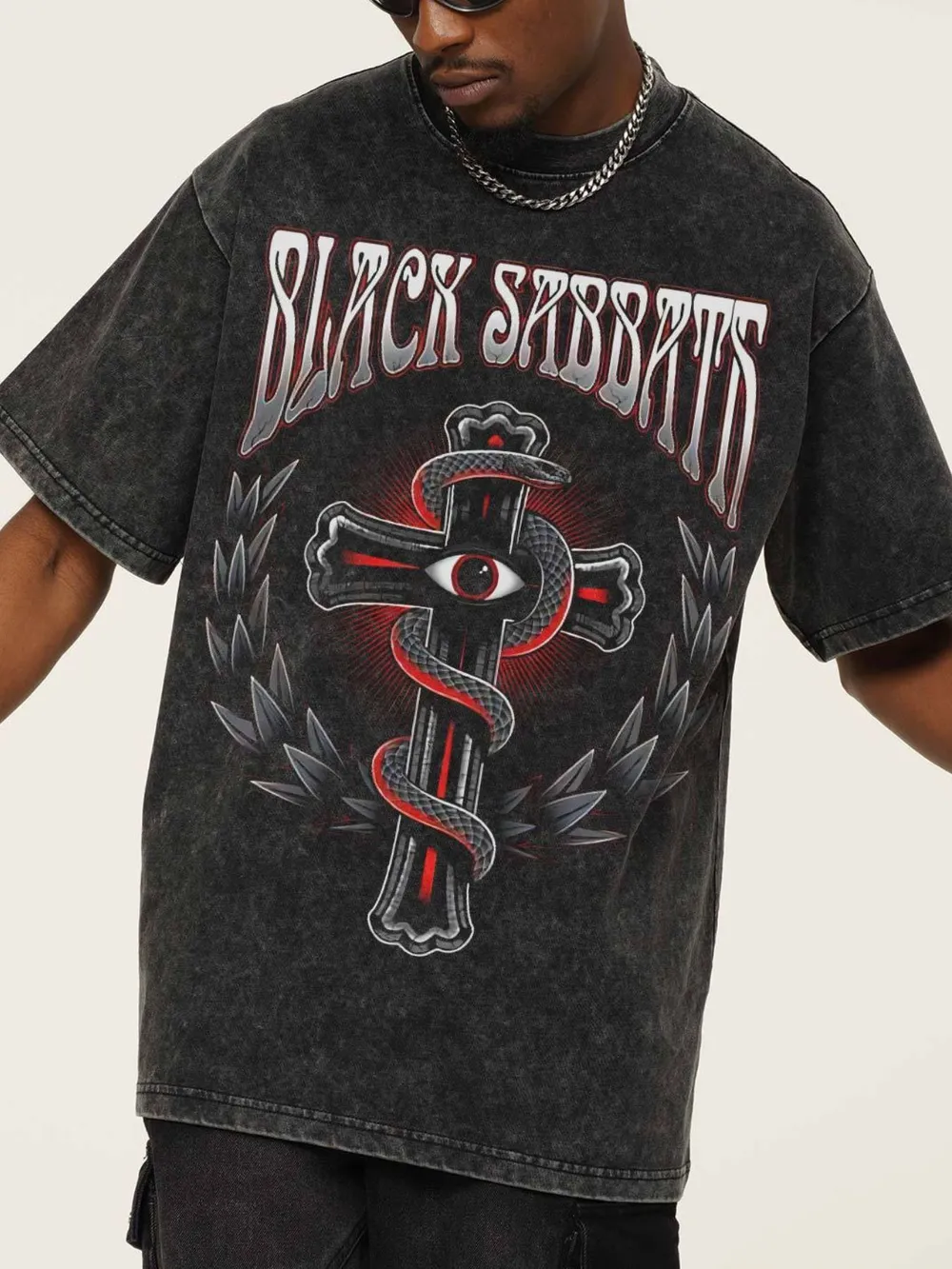 Men's Graphic Round Neck Short Sleeve T-Shirt, image 3