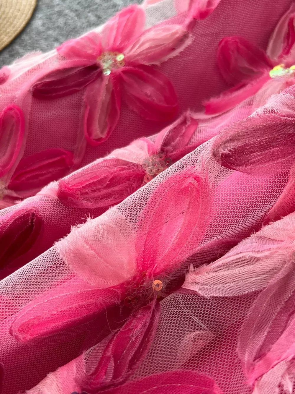 Floral Mesh Skirt, image 7
