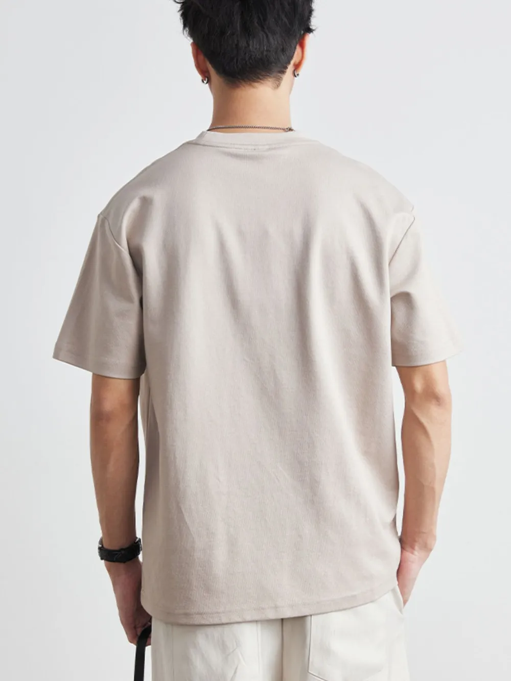 Men's Plus Size Round Neck Short Sleeve T-Shirt, image 8