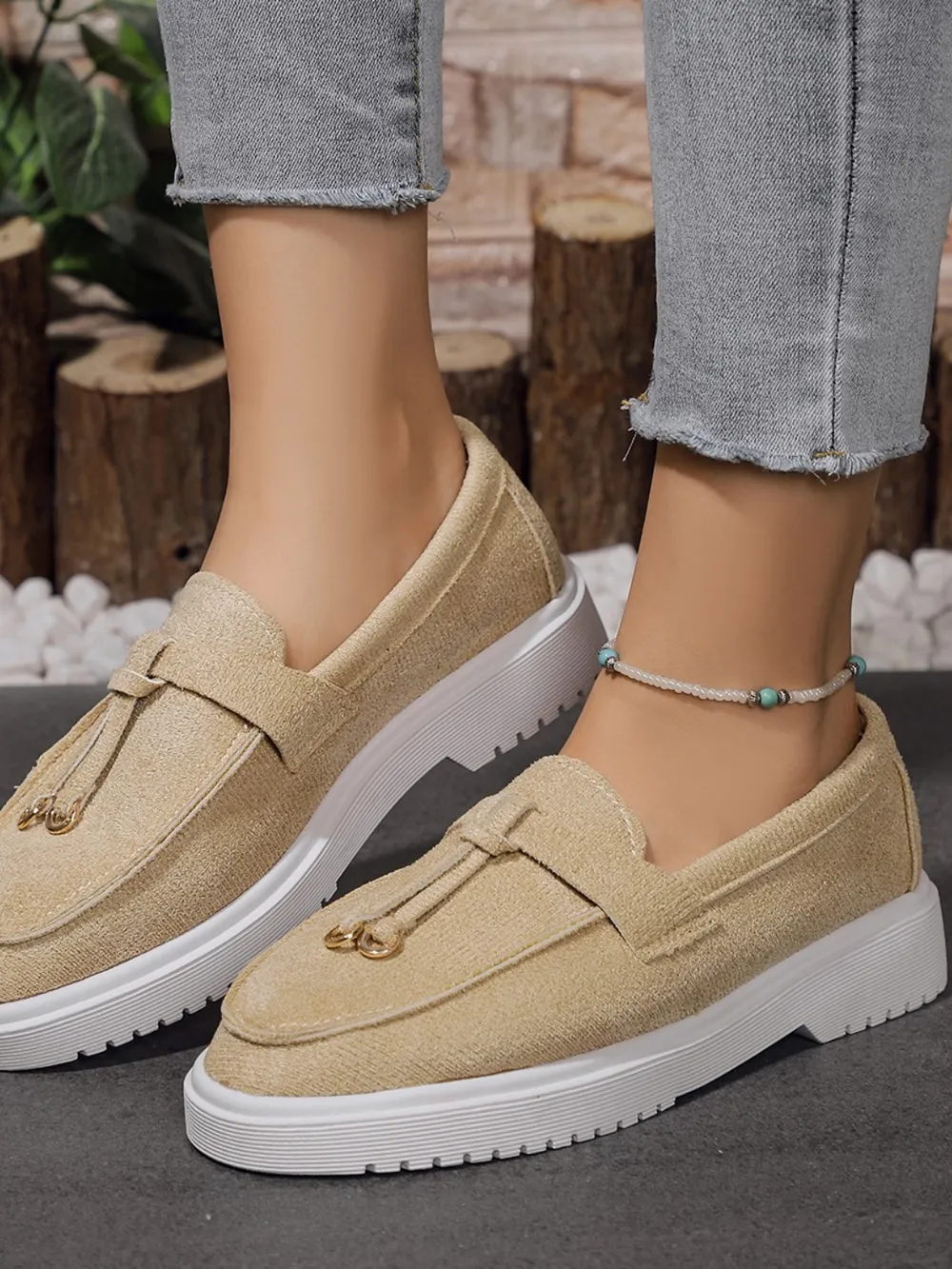 Round Toe Flat Slip-Ons, image 6