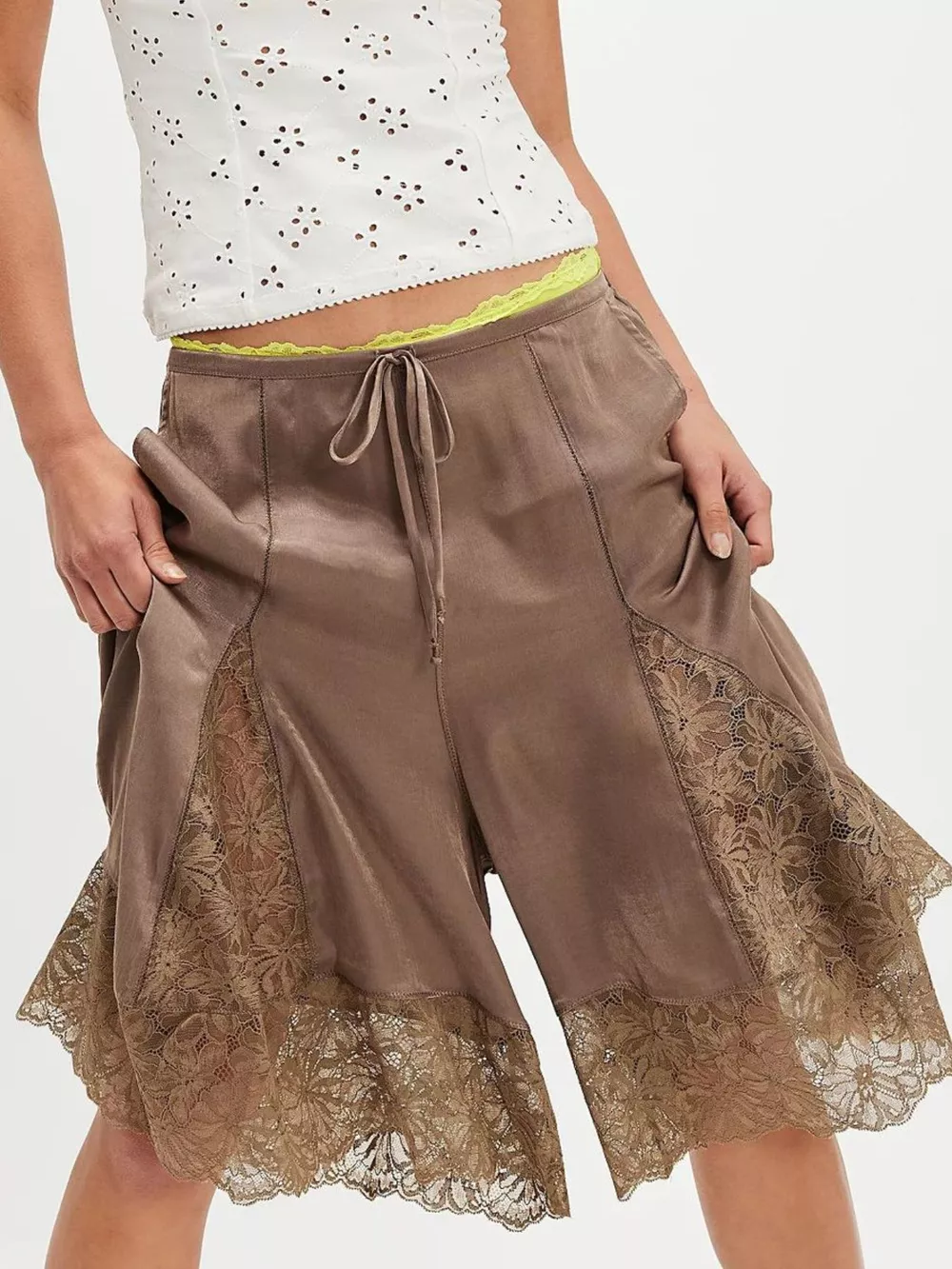 Lace Detail Shorts, image 10