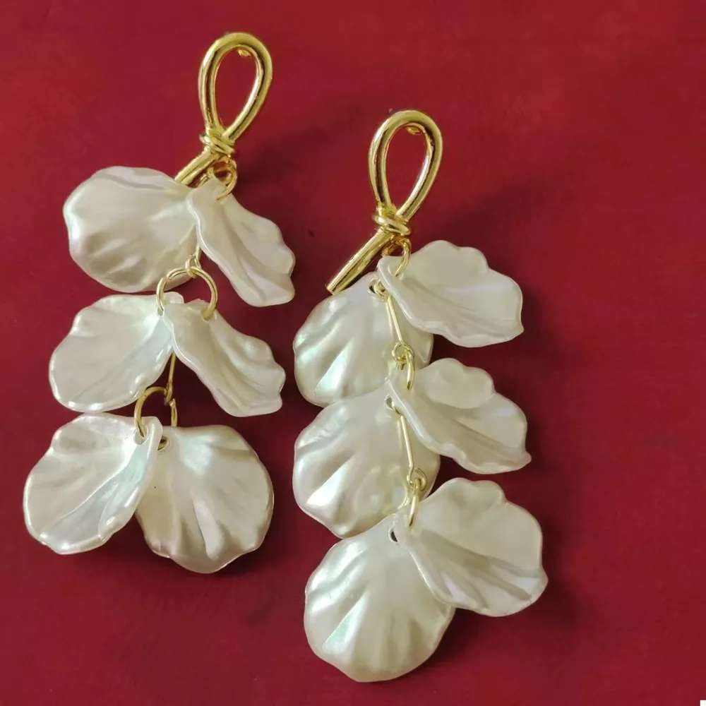 Shell Shape Drop Earrings, image 5