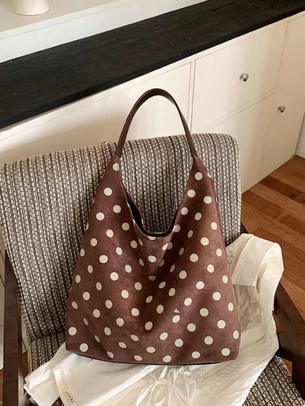 Polka Dot Shoulder Bag, image 7