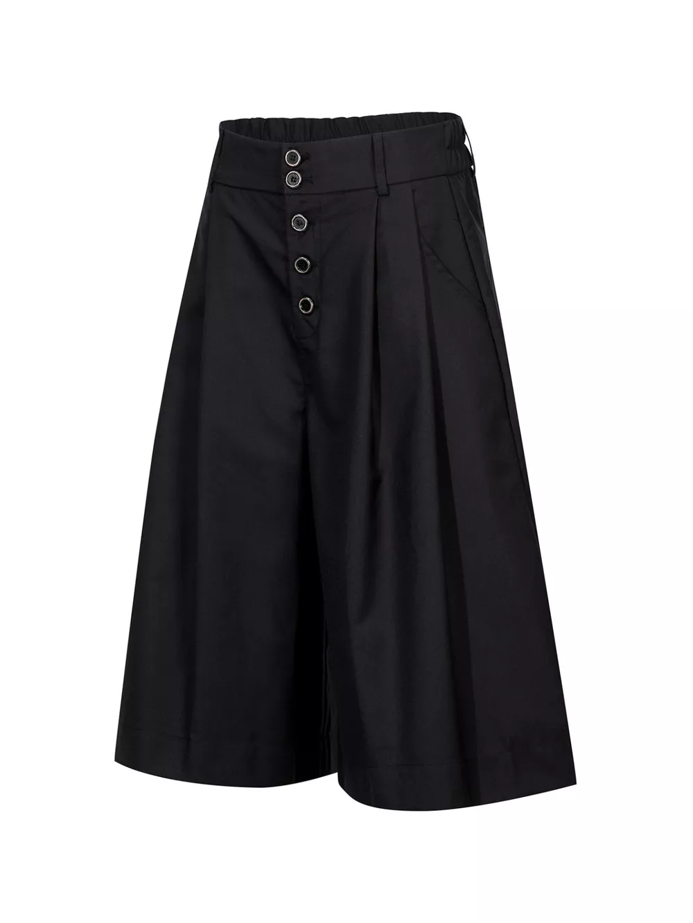Men's Button Fly Wide Leg Capris, image 6